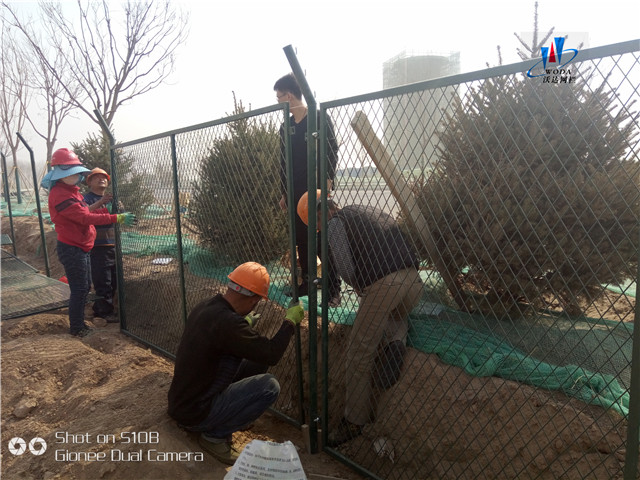 北京大興機場附近河道護(hù)欄網(wǎng)案例圖片6